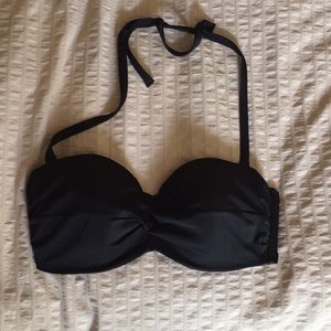 Victoria’s Secret Black Bikini top halter